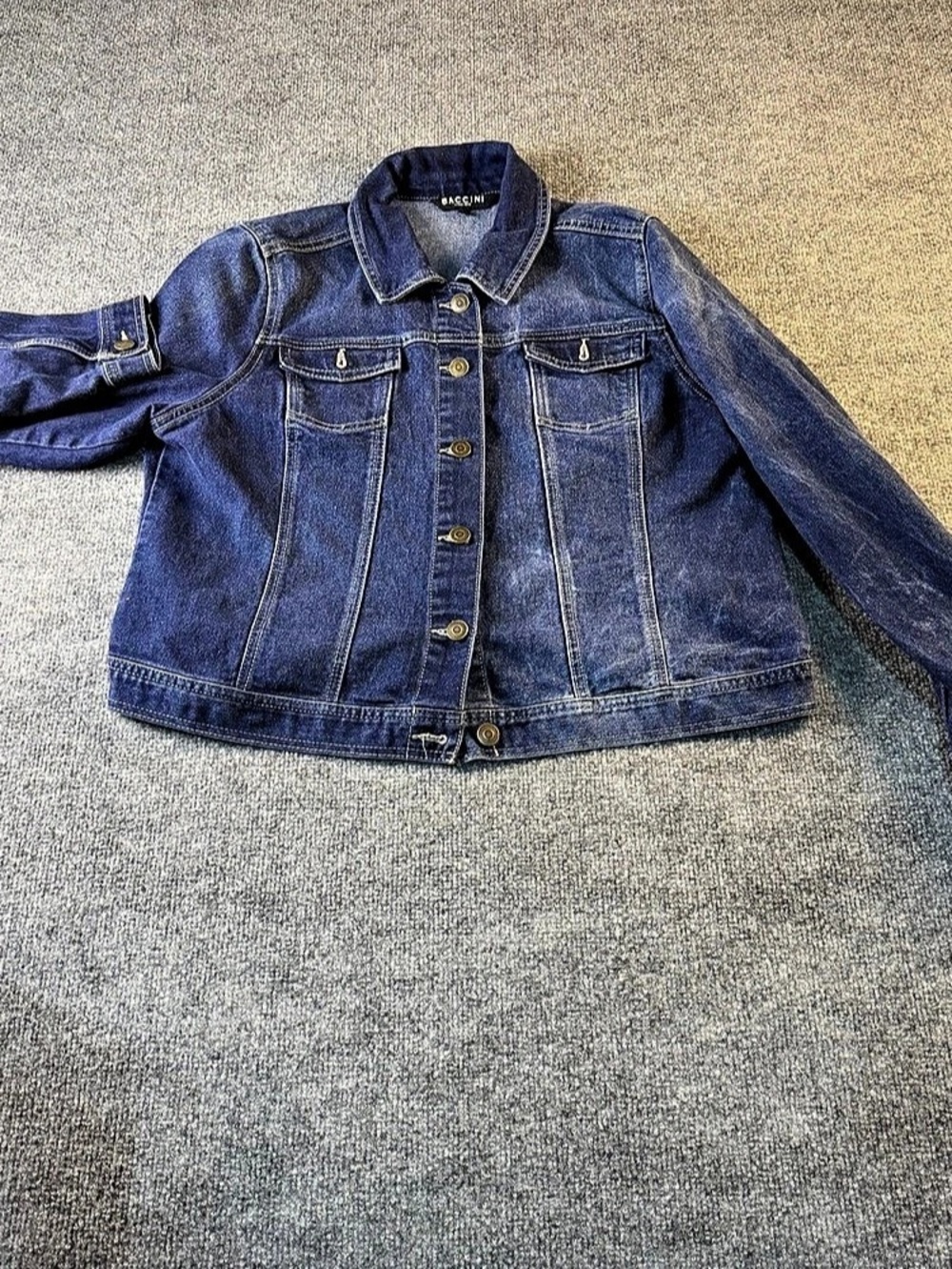 Baccini Denim Trucker Jacket Blue XL